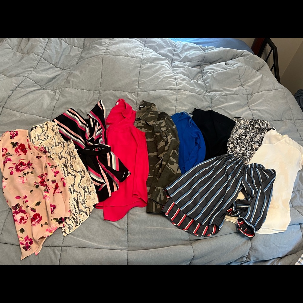 Express Top Blouse Tank Lot Career Small Lot of 10